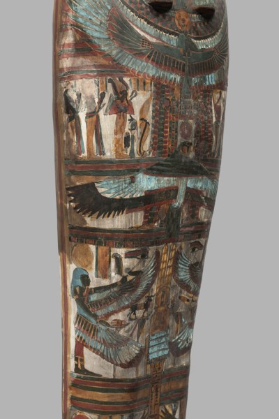Mummy of Panepi in a cartonnage, doorkeeper of the temple of Amun Panepi, Panepi ca. 945–715 BC.