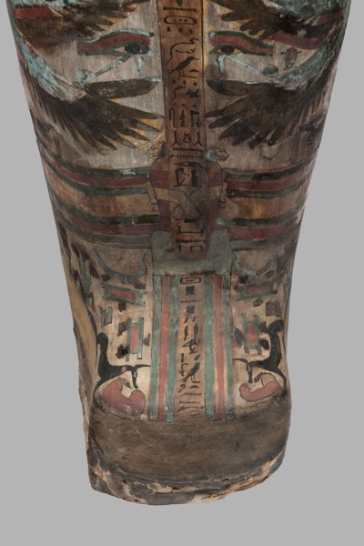 Mummy of Panepi in a cartonnage, doorkeeper of the temple of Amun Panepi, Panepi ca. 945–715 BC.