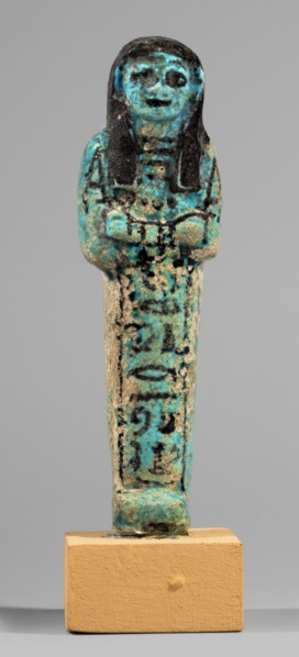 Shabti of the Lady of Renu, Warmian-Masurian Voivodeship, hieroglyphs, Renu ca. 1295–1069 BC,