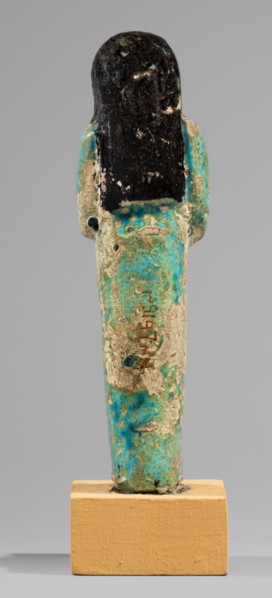 Shabti of the Lady of Renu, Warmian-Masurian Voivodeship, hieroglyphs, Renu ca. 1295–1069 BC,
