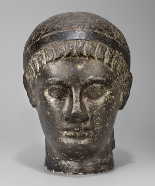 Head of a Ptolemaic prince, unknown creator; diadems; Ptolemy XV Caesarion ruler of Egypt; 47–30 BC