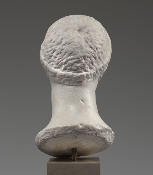 Head of a woman Berenice II or Arsinoe II, unknown author, restitution Przeworsk, Greek sculpture,