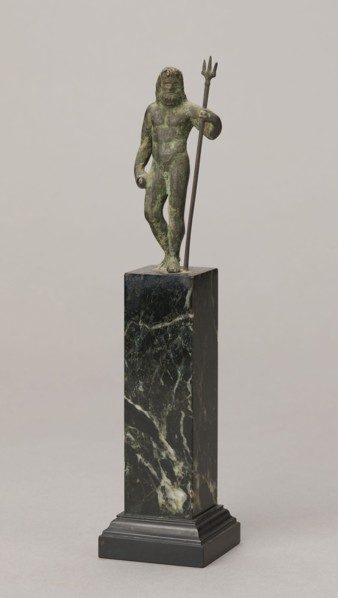 Figurine of Poseidon, unknown Roman workshop. Figurine of Poseidon standing in contrapposto,