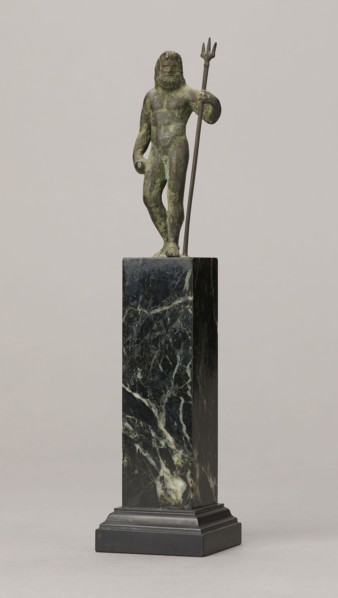 Figurine of Poseidon, unknown Roman workshop. Figurine of Poseidon standing in contrapposto,