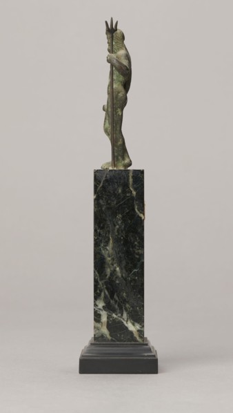 Figurine of Poseidon, unknown Roman workshop. Figurine of Poseidon standing in contrapposto,