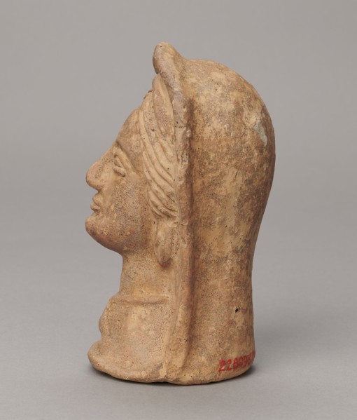 Votive head, Madeyski, Antoni 1862-1939, 3rd–2nd century BC, Central Italy, sculpture; height 14.5