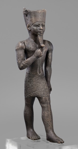 Figurine of the god Amun, Amun mythology, Egyptian deities, male figurines, Egyptian art, Once
