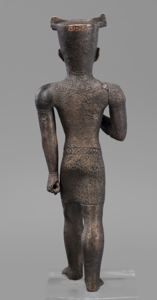 Figurine of the god Amun, Amun mythology, Egyptian deities, male figurine, Egyptian art, once