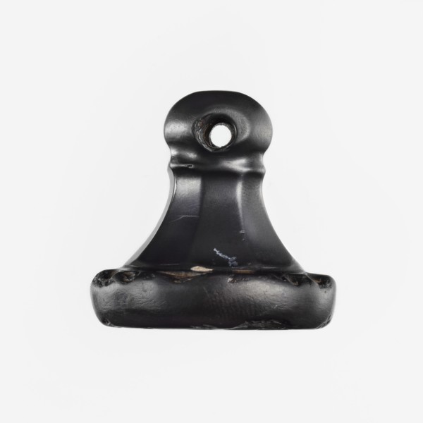 Stamp seal, unknown ancient Hittite workshop. Hittite stamp seal made of hematite. Carefully