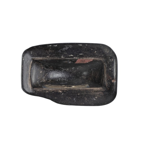 Stamp seal with a depiction of a bull's head. Eastern Cypriot, stamp seal with a full, arched