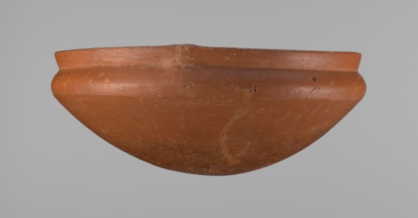 Medum-type bowl, Medum-type bowl with characteristic carination under the rim. Rounded bottom.