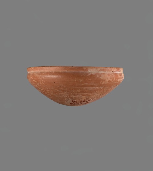 Medum type bowl, Medum type bowl with characteristic carination under the rim. Rounded bottom.