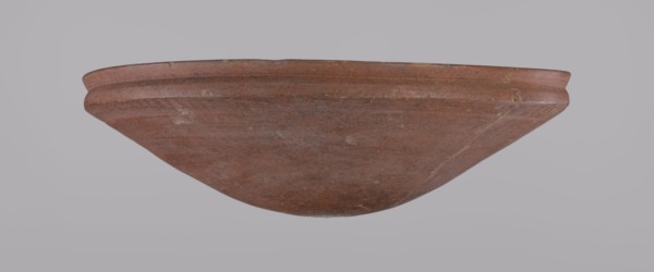 Medum-type bowl with characteristic carination under the rim. Rounded bottom. Straight, slightly