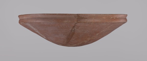 Medum-type bowl, Egyptian pottery, Medum-type bowl with characteristic carination under the rim.