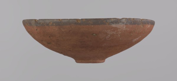 Bowl, A conical clay bowl with a ring-shaped bottom, wheel-made from Nile clay type NB2, Vienna