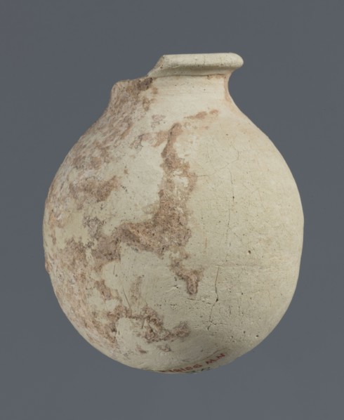 Spherical vessel, unknown northern Mesopotamian workshop, clay, Early Jazira III period ca. 2600–ca