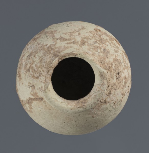 Spherical vessel, unknown northern Mesopotamian workshop; clay; Early Jazira III period ca. 2600–ca