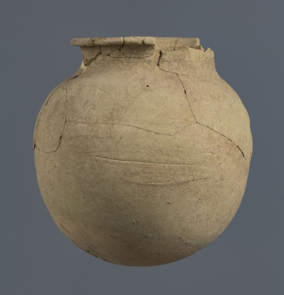 Spherical vessel, unknown Northern Mesopotamian workshop, Early Jazira III period ca. 2600–ca. 2350