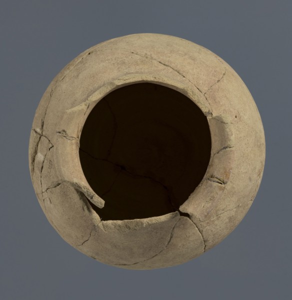 Spherical vessel, unknown Northern Mesopotamian workshop, Early Jazira III period ca. 2600–ca. 2350