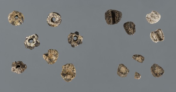 Fragment of a necklace, unknown Northern Mesopotamian workshop, beads, Early Jazira III period ca.