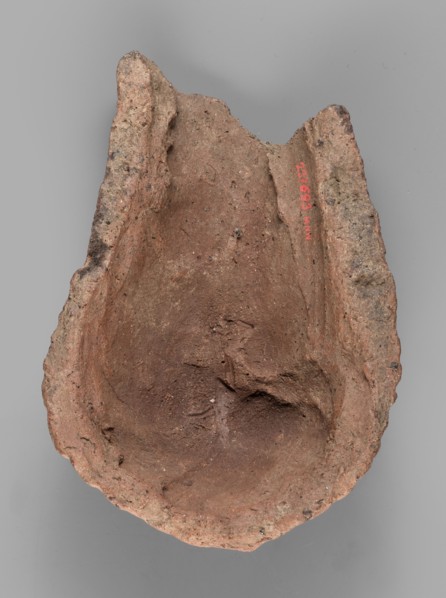 Votive offering in the form of a womb;, votive offering, body part ex-voto in the form of a womb;