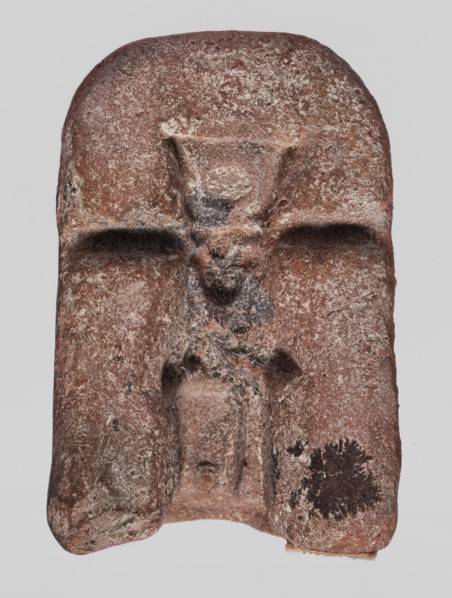 Mold for a figurine of the goddess Isis, Isis myth., Egyptian deities, Egyptian religion, crowns,