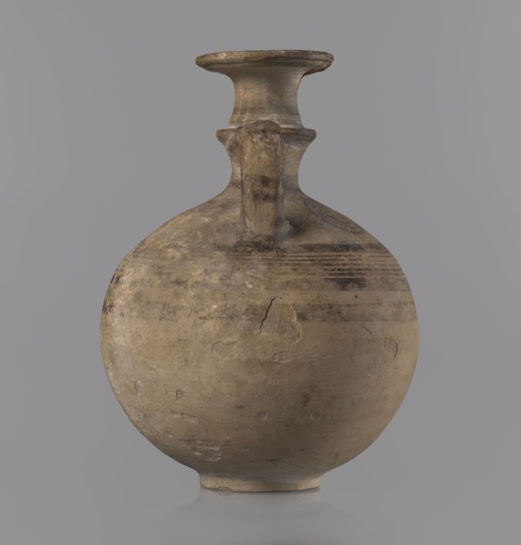 Cypriot jug, ca. 850–750 BC Cypriot Geometric Period III. Painted pottery jug with a flat foot,