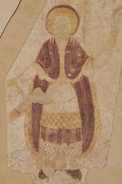 Wall painting: High Priest Aaron, Nubian workshop; wall painting; censer iconographic; liturgical