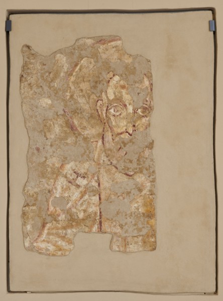Wall painting: Saint John the Apostle, Nubian workshop; wall painting of John the Evangelist Saint;