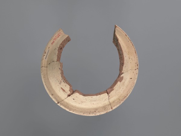 Fragment of a censer, Upper part of the censer with a spout. The inner and outer surfaces are