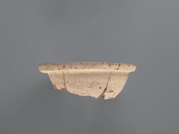Fragment of a censer, Upper part of the censer with a spout. The inner and outer surfaces are