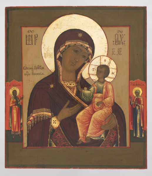 Icon: Our Lady of Iver, Russian workshop. Our Lady of Iver iconography; Mary mother of Jesus
