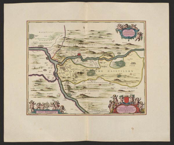 Le duche D'Aiguillon; Schenck, Pieter 1660–1711 creator; Valck, Gerard 1651/1652–1726