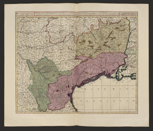Praefectura generalis Languedociae olim Occitania dicta, cujus partes, superior sive occidentalis,