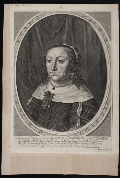 Anna Catherine Constance 1619–1651, daughter of Sigismund III Vasa. Portrait of Anna Catherine