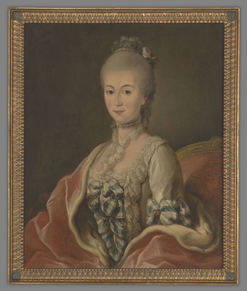 Wiktoria Pociejowa, née Potocka 1744–1771, unknown author. Seated torso of a young woman,
