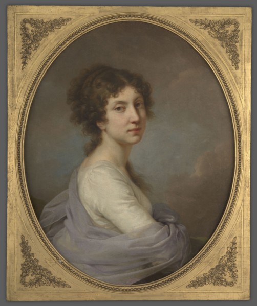 Marianna Zamoyska, née Granowska 1774–1846. Portrait by John Lampi the Elder 1751–1830. Oil
