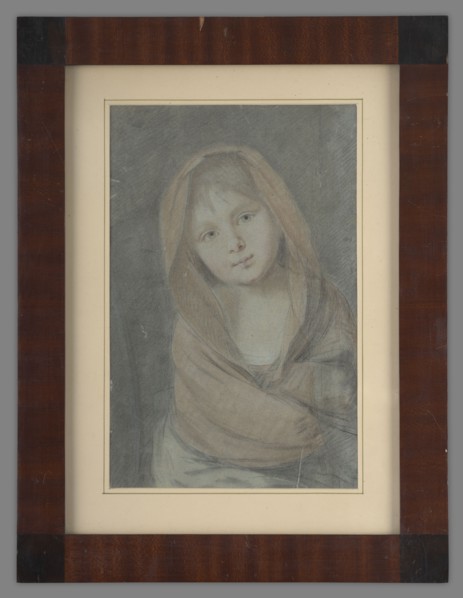Krystyna Radziwillówna 1776–1796, unknown artist, circle of patronage of Helena Radziwill. Bust of