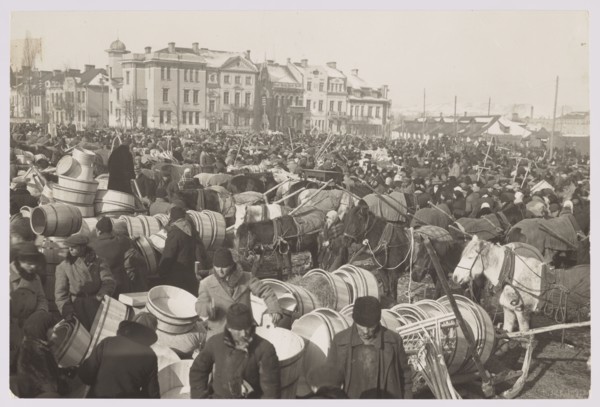 Vilnius. Kaziuk Fair. Photographer: Jan Bulhak 1876–1950. Vilnius Lithuania, Kaziuki fair,