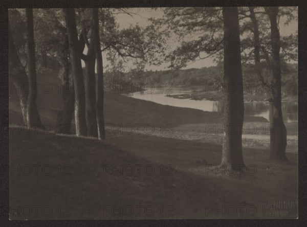 The Neris River in Tusculanum, photograph by Jan Bulhak 1876–1950, ca. 1920. Subject: the Neris