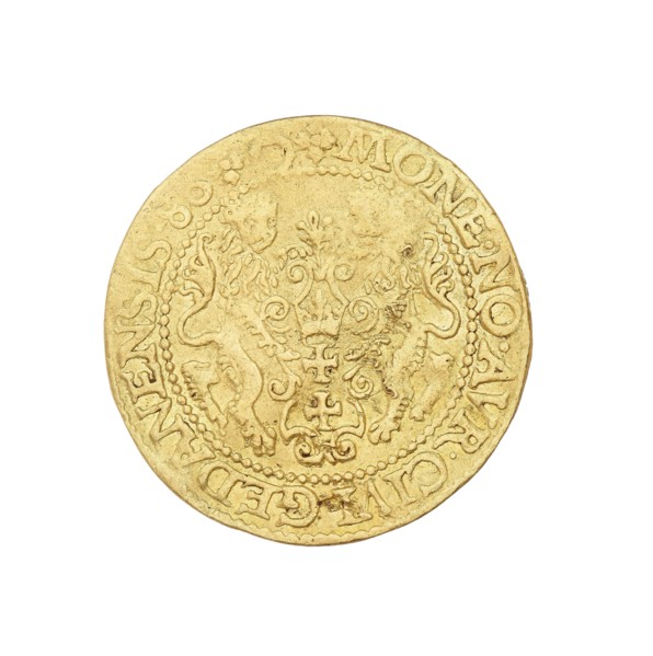 Gdansk ducat, Stefan I Batory king of Poland; 1575–1586, author; Poland; Gdansk; coin, A single
