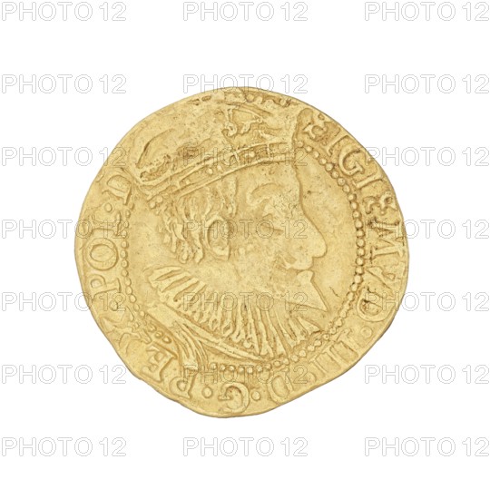 Gdansk ducat; Klüwer, Filip fl. 1588–1601, mintmaster; Sigismund III Vasa King of Poland; r.