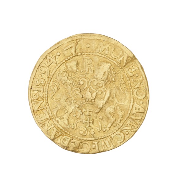 Gdansk ducat; Klüwer, Filip fl. 1588–1601, mintmaster co-creator; Sigismund III Vasa King of