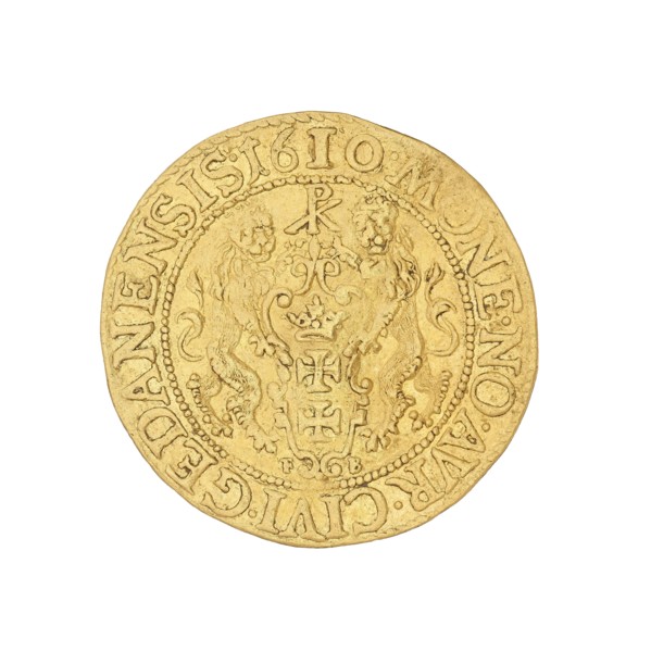 Gdansk ducat, Sigismund III Vasa king of Poland; 1587–1632 author / role: ruler, Poland, Gdansk,