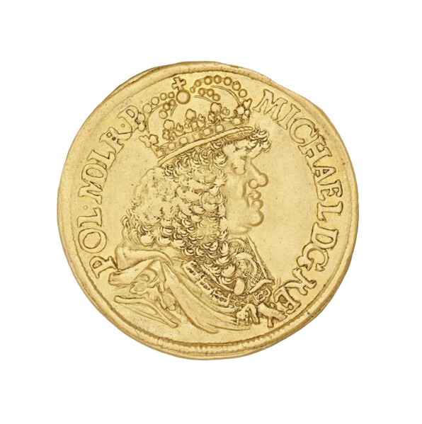 Gdansk ducat, Michal Korybut Wisniowiecki king of Poland; 1669–1673, Daniel Lesse mintmaster;