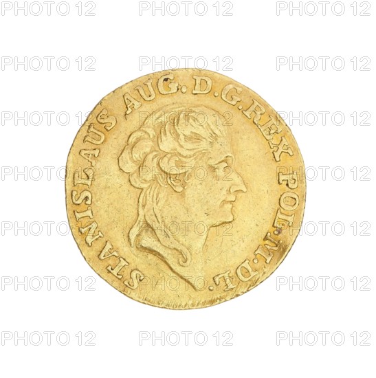 Crown ducat; Brenn, Efraim mint master; 1741–1792 mint master, co-creator; Stanislaw August
