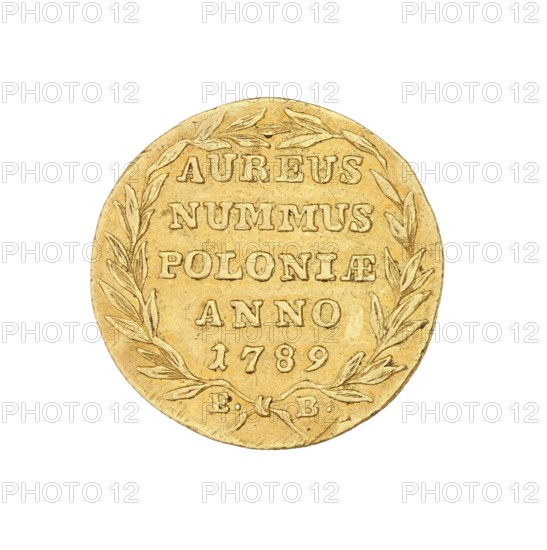 Crown ducat; Brenn, Efraim mint master; 1741–1792 mint master / co-creator; Stanislaw August