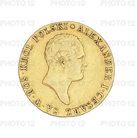Double Polish zloty - 50 zloty, Alexander I Romanov Emperor of Russia; King of Poland; 1777–1825