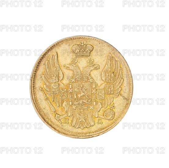 3 rubles = 20 zlotys; Nicholas I Pavlovich Tsar of Russia; 1825–1855 — ruler creator/authority; St.