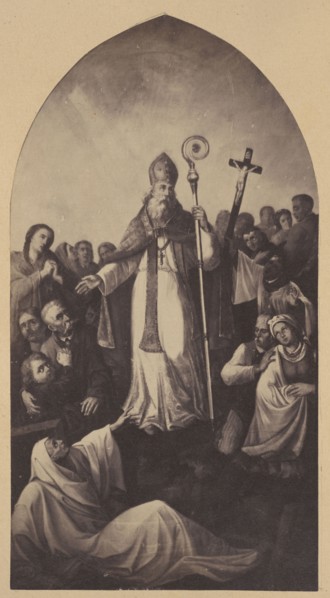 Photograph of a painting: Ignacy Jasinski 1833–1878, St. Stanislaus; Ignacy Jasinski, Polish